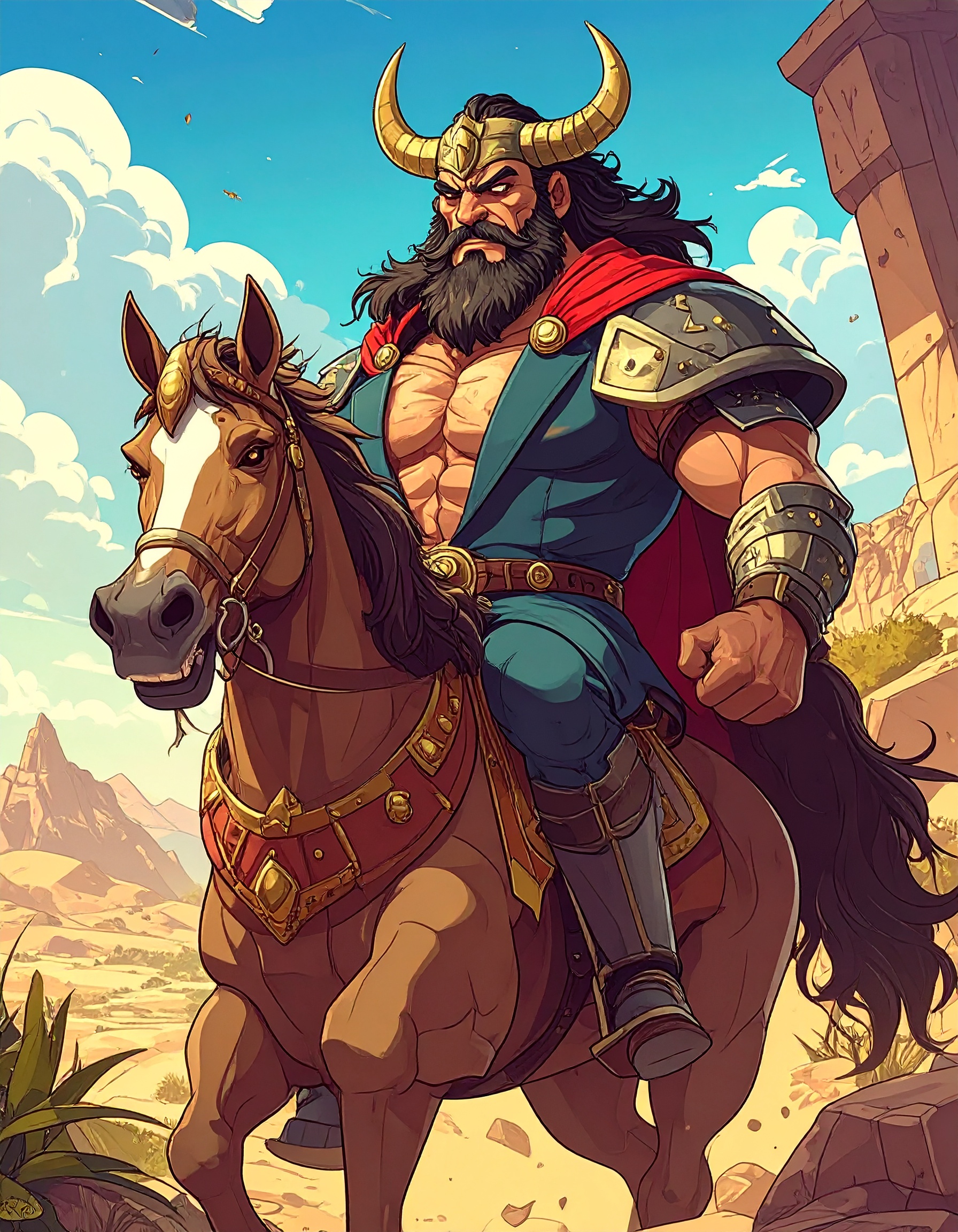 ATM the Barbarian attacking