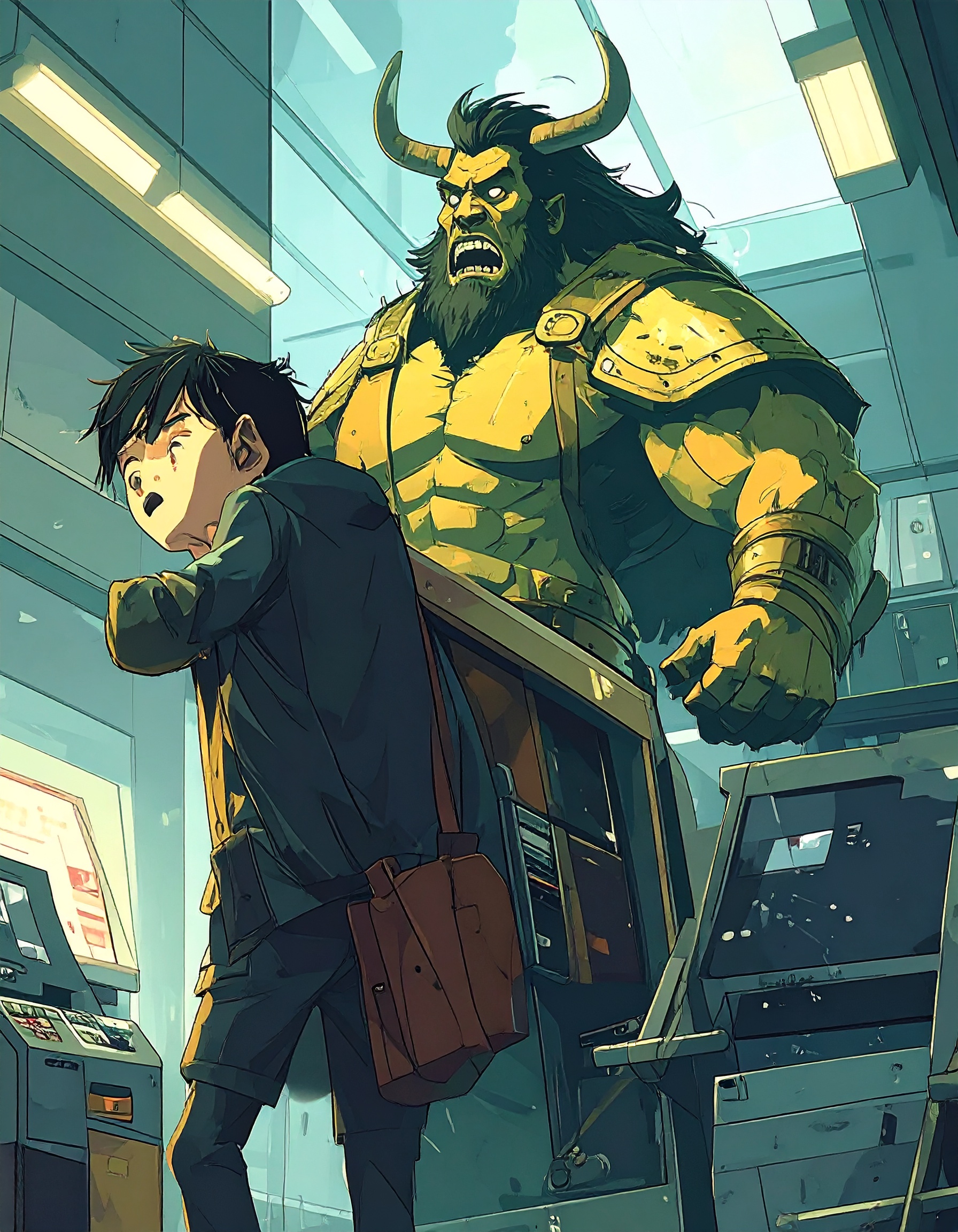 Defeat ATM the Barbarian