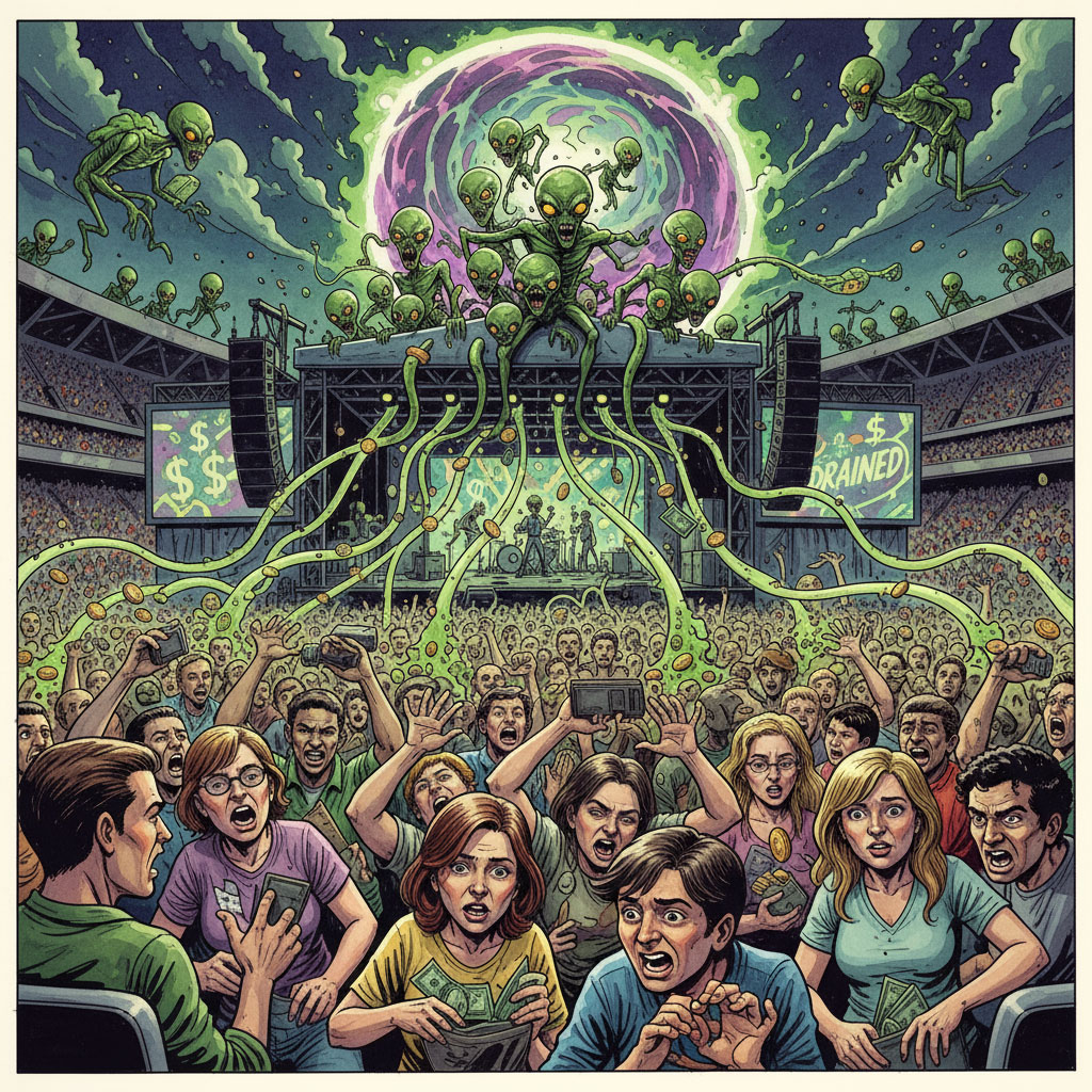 Ancillary Aliens Attack Concert