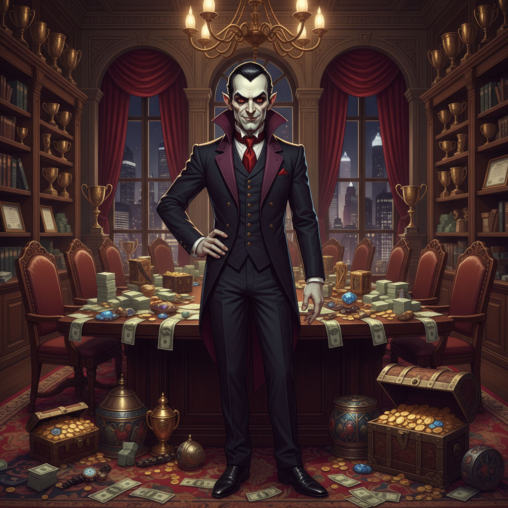 Count Overdraft Portrait